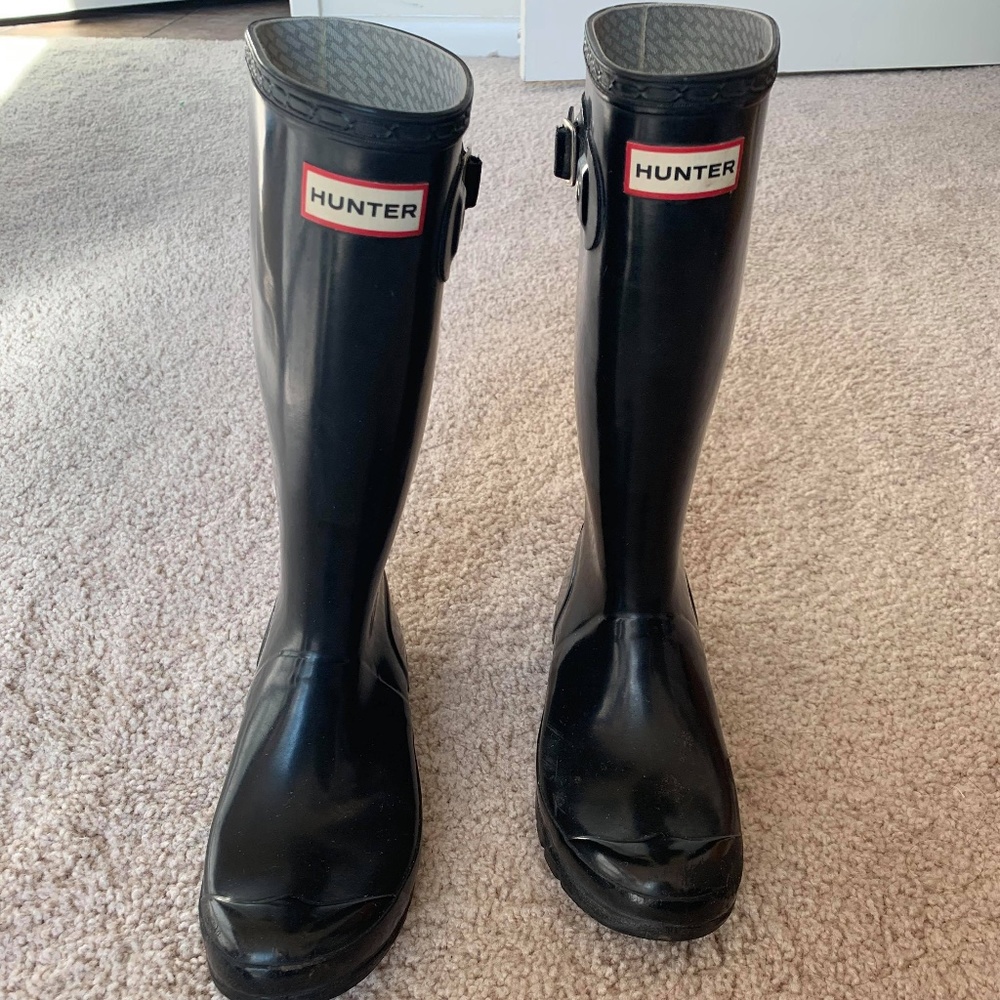 HUNTER original tall boots size 6